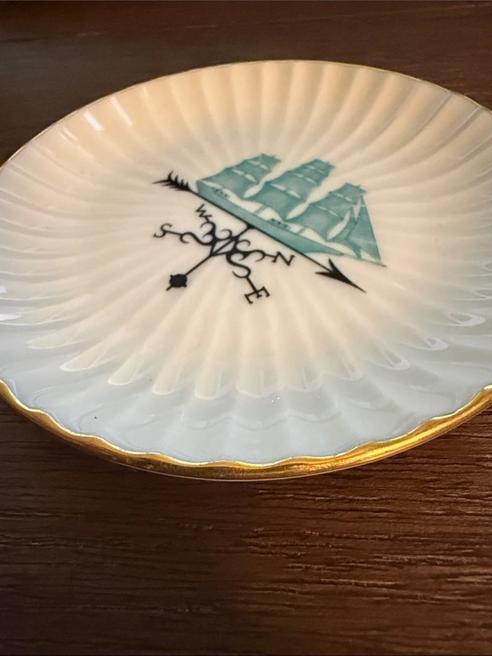 Lenox Trinket Dish/Coaster, Weathervane
